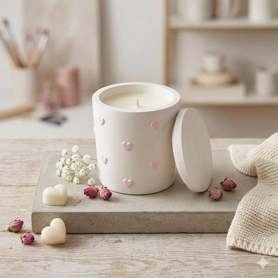 bougie parfumée cire végétale soja et coco