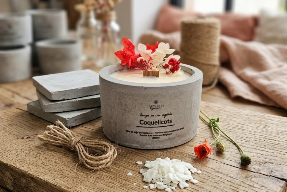 bougie décorative pour intérieur chaleureux