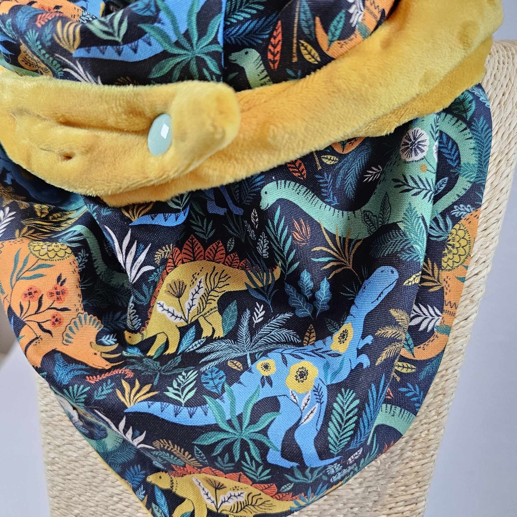 Mistigri - foulard enfant Dinosaures
