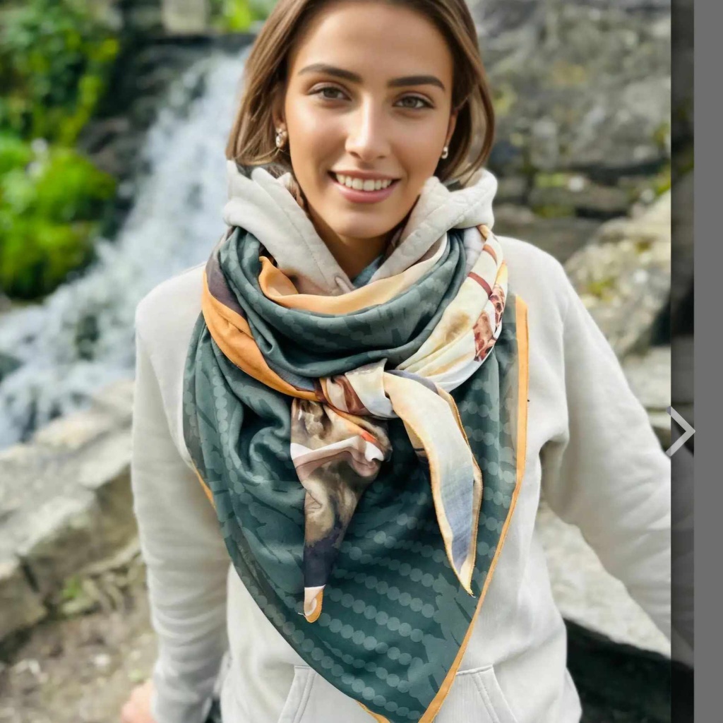Little Oh - foulard carré 02