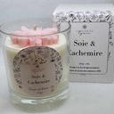 Bougie fleur Cachemire & Soie