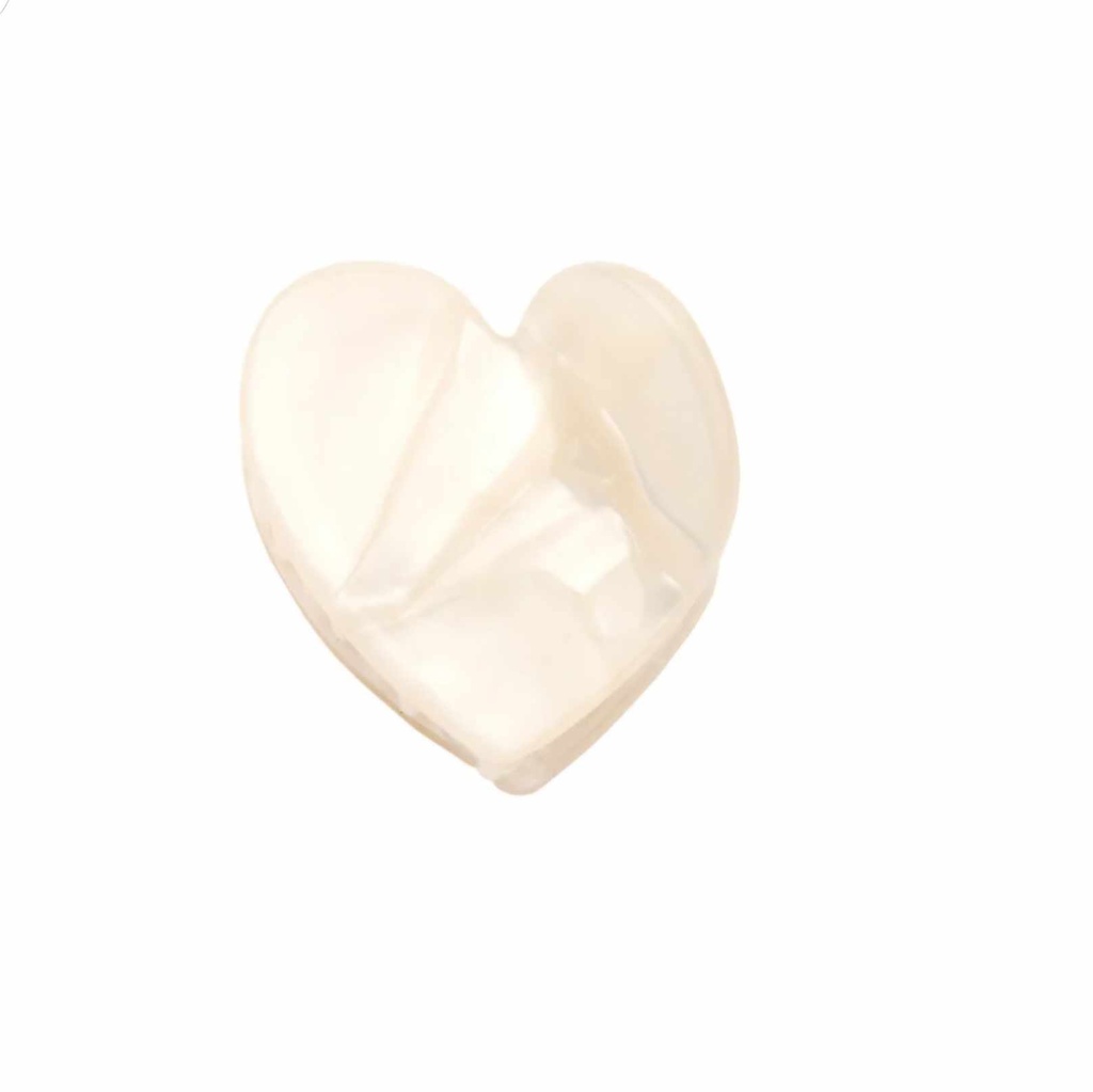 Coucou Suzette - Mini pince cœur blanc