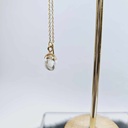 BO perles de gemme - Quartz rose