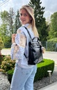 Sac en cuir noir – Sophia Deli