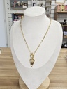 Collier Cœur & Œil bleu 