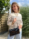 Sac en cuir noir – Sophia Delli