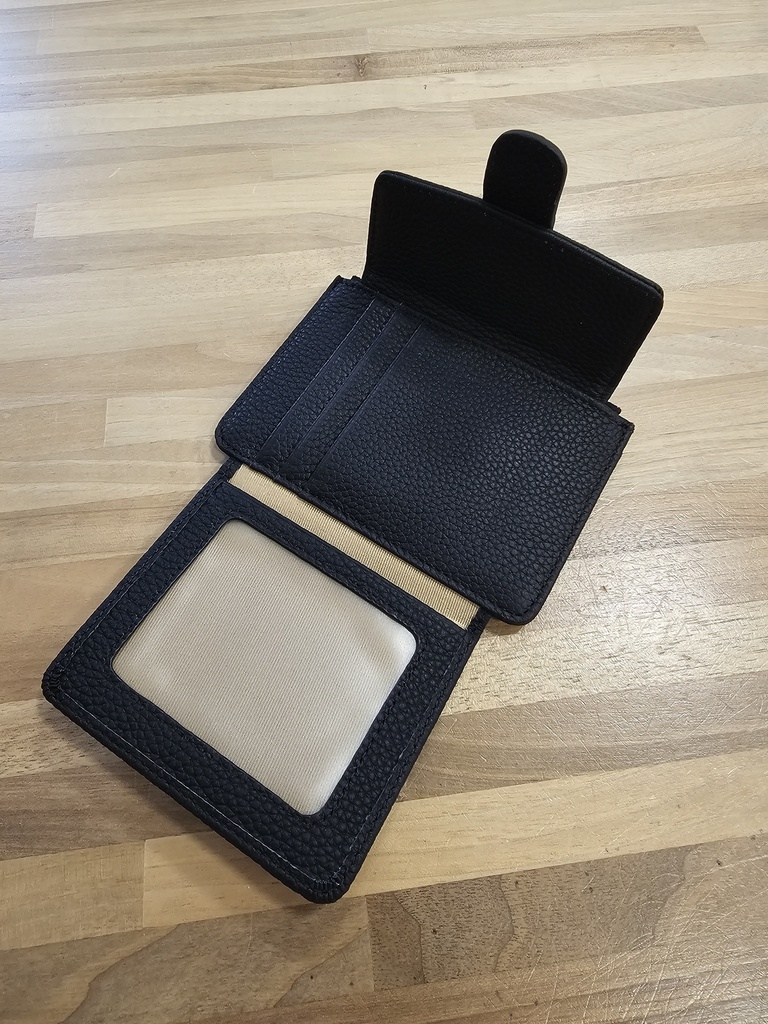 Mini-compagnon en cuir - Taupe