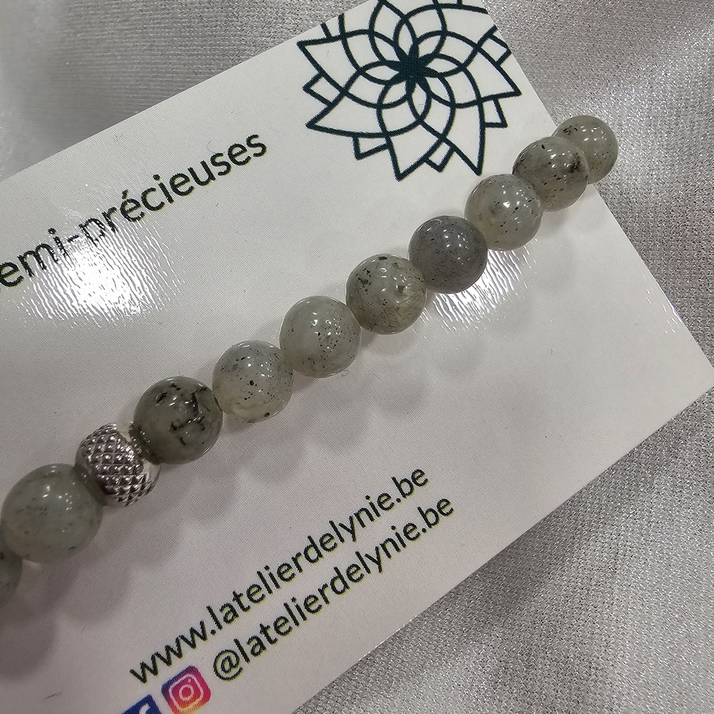 Bracelet pierres semi-précieuses - Lapis Lazulli