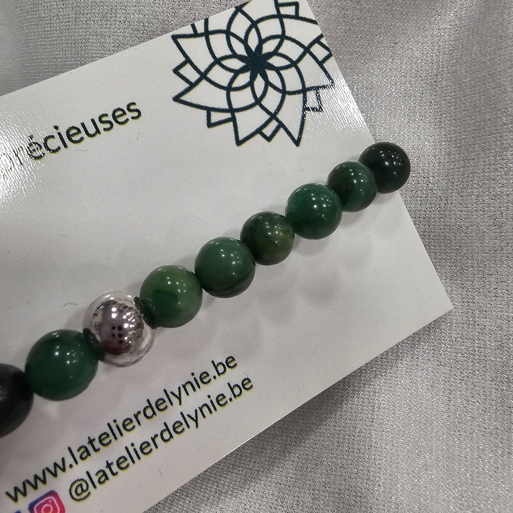 Bracelet pierres semi-précieuses - Lapis Lazulli