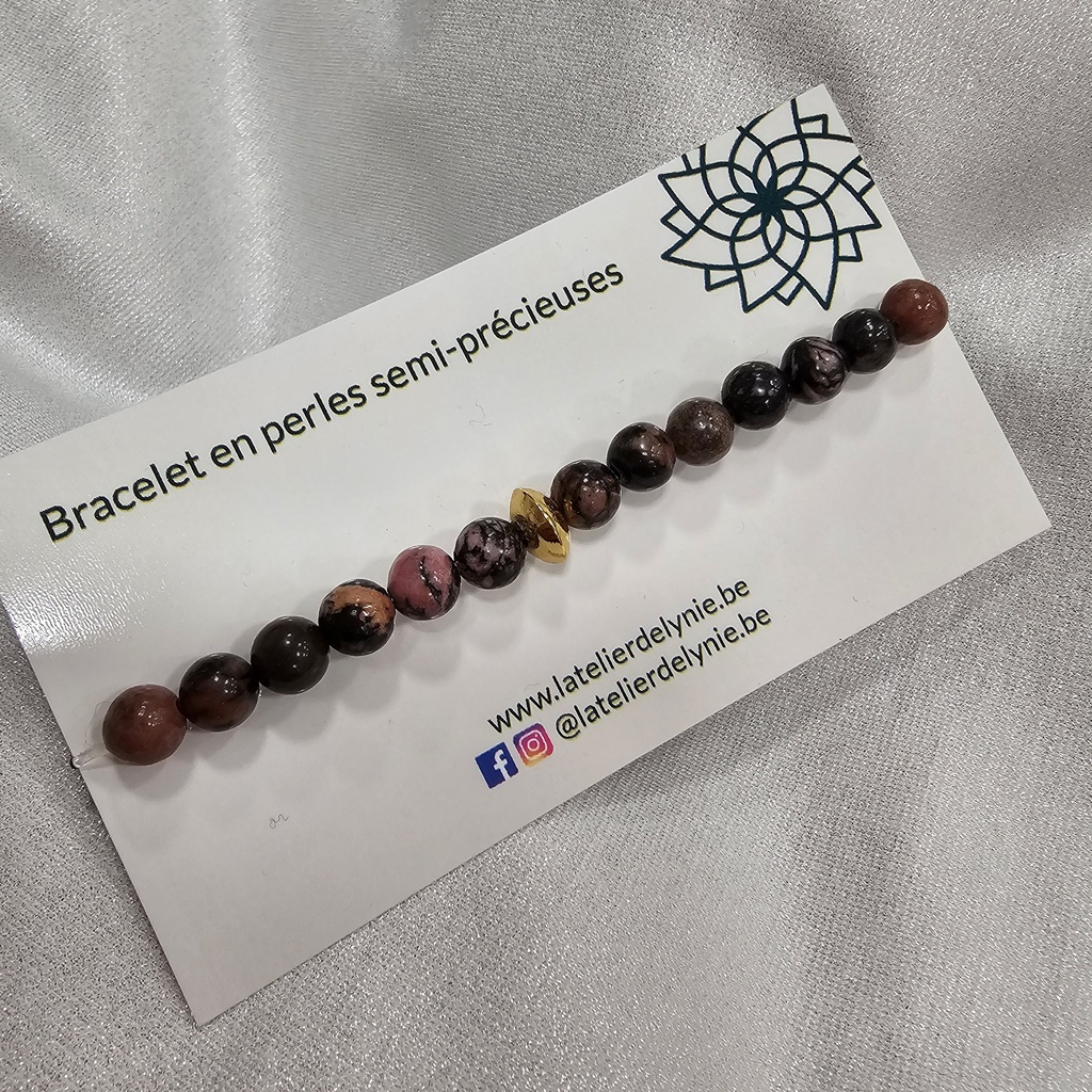 Bracelet pierres semi-précieuses - Lapis Lazulli