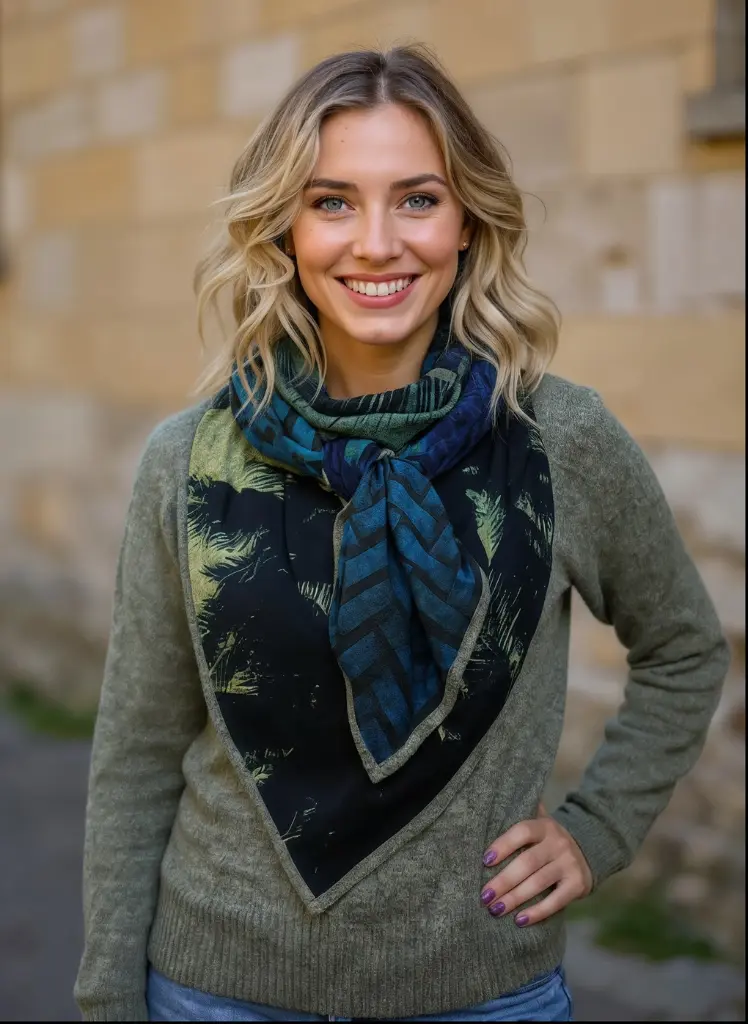 Little Oh - foulard carré 03