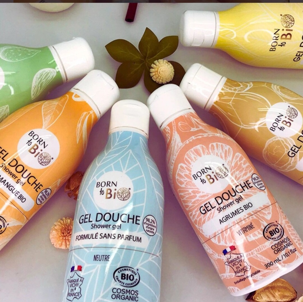 Gel douche Born to Bio – Naturel, doux & plaisir sous la douche - Miel karité