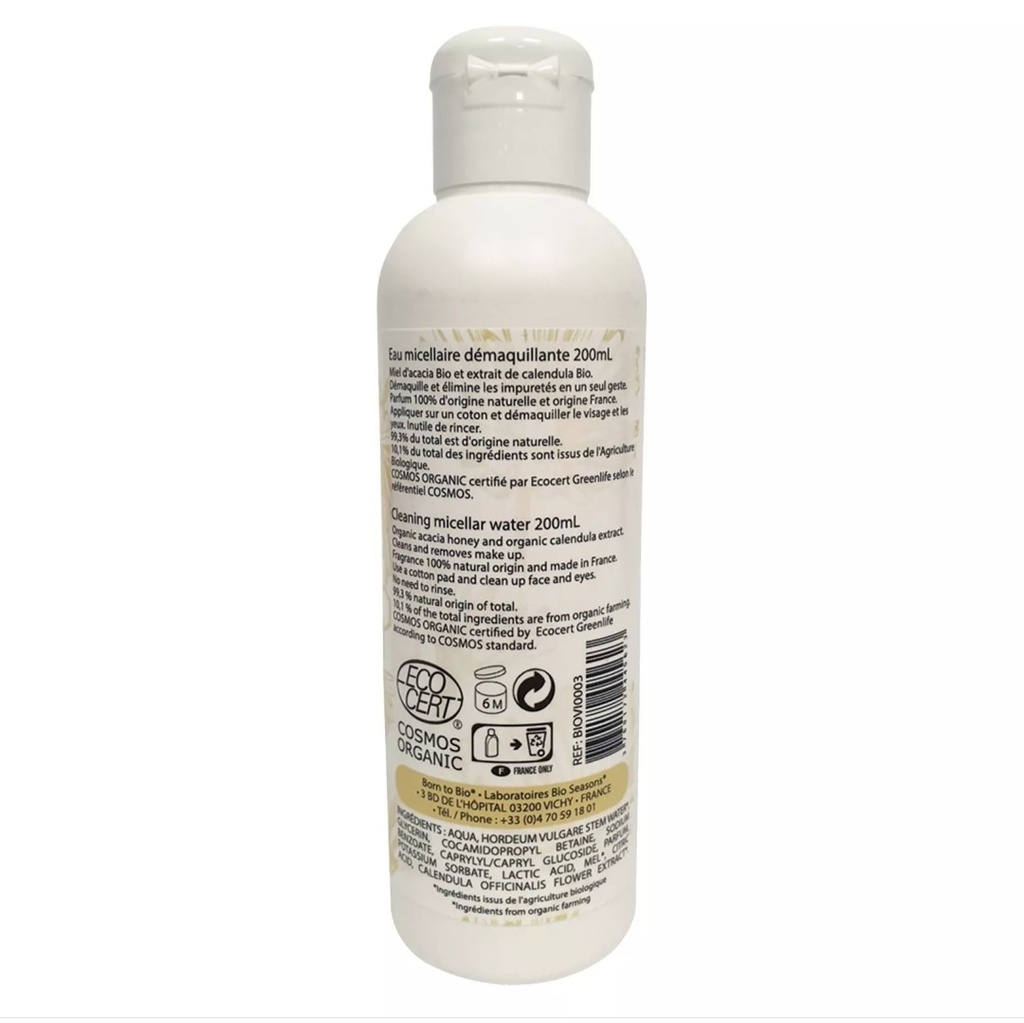 Born to bio - Mousse nettoyante visage - parfum Calendula Miel