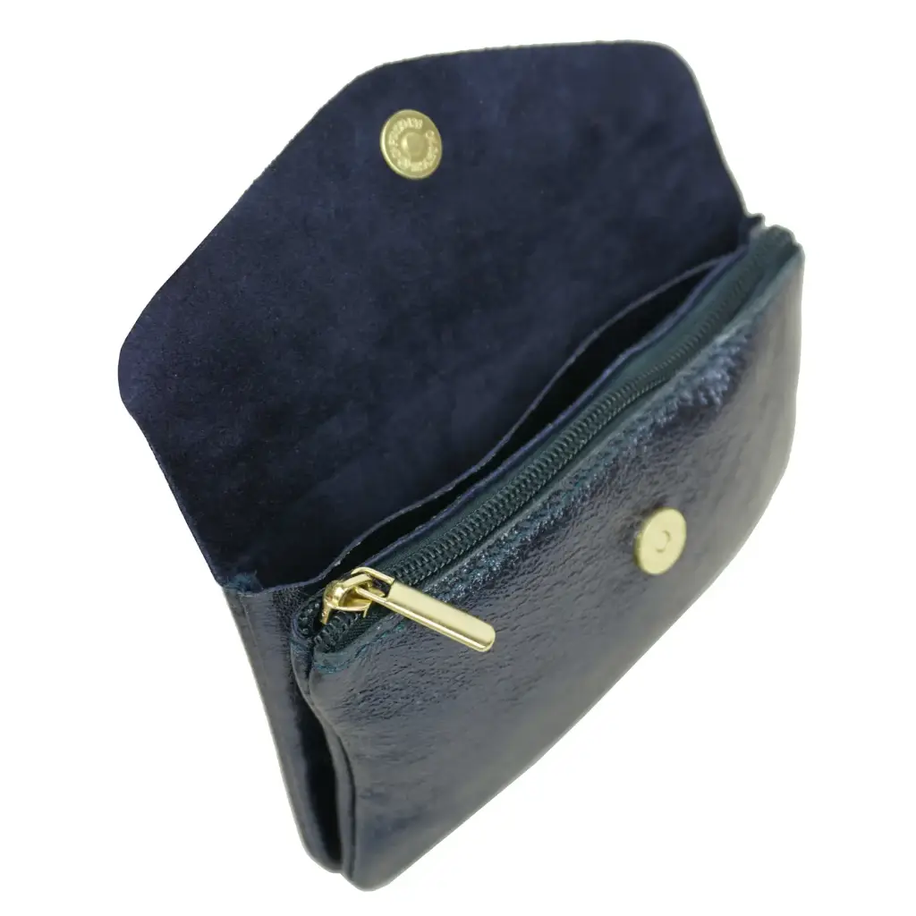 Mini compagnon en cuire noir