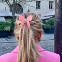 Coucou Suzette - Pince à cheveux nœud rose