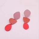 Boucles d’oreilles cœurs colorés mexicains EX VOTO - Noir & Or - RB13