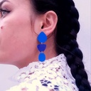 oucles d’oreilles longues colorées IDOL- RB08