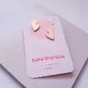 Boucles d’oreilles cœurs colorés mexicains EX VOTO - Noir & Or - RB13