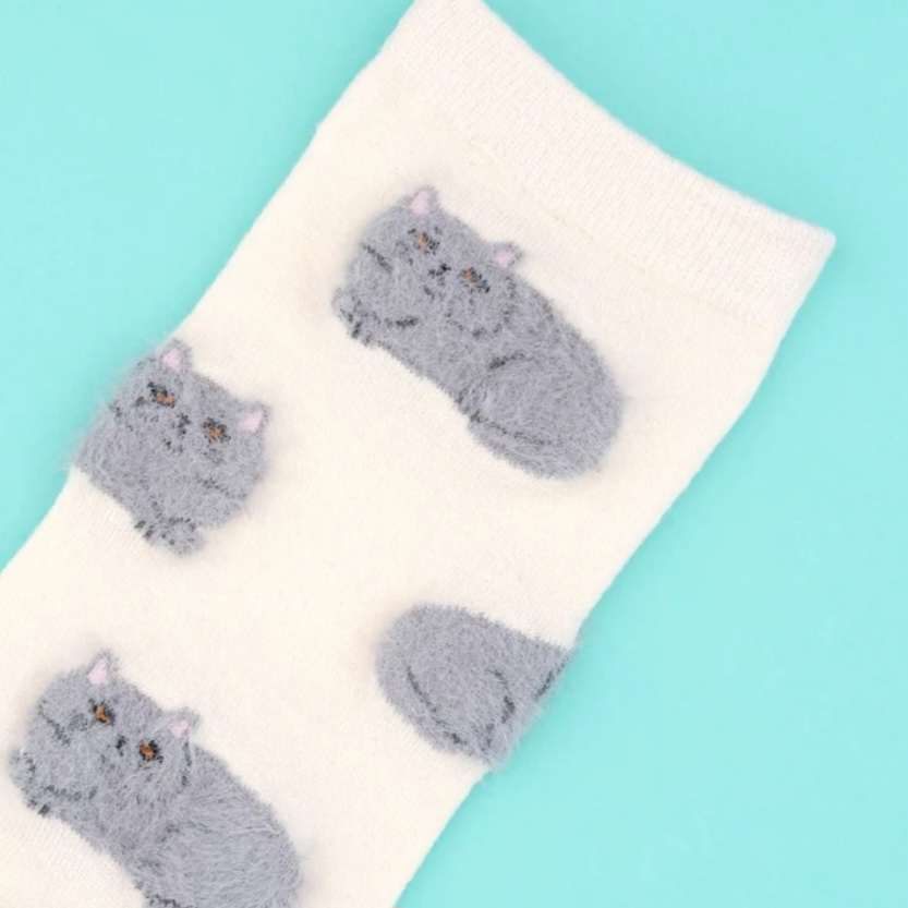 Coucou Suzette - chaussettes roses chats