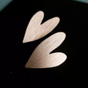 Mini boucles AMOR dorées - RB05