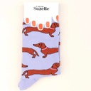 Coucou Suzette - chaussettes roses chats