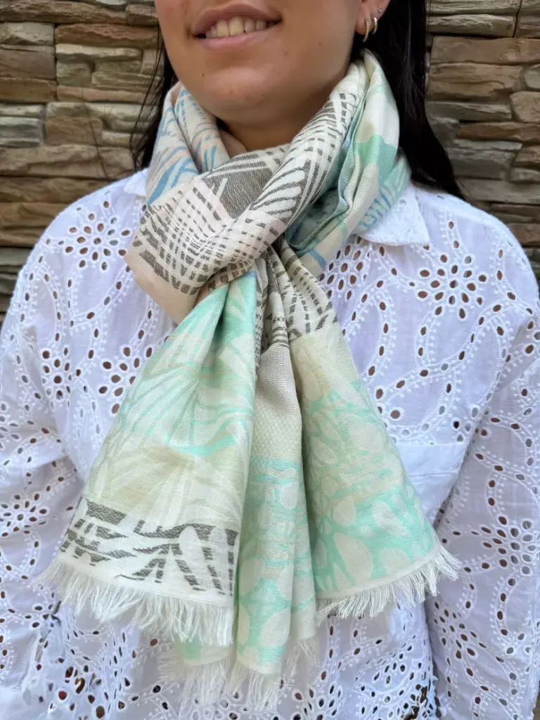 Foulard en coton – Foulard léger et coloré - Unik01