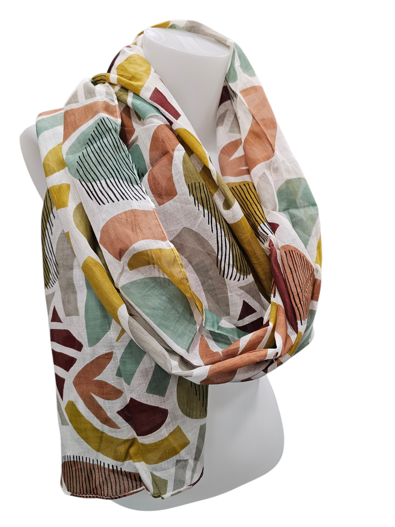 Foulard en coton – Foulard léger et coloré - Unik11