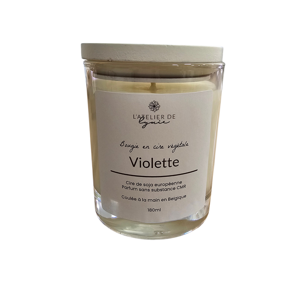 Bougie artisanale parfumée « Coquelicot » – Atelier de Lynie