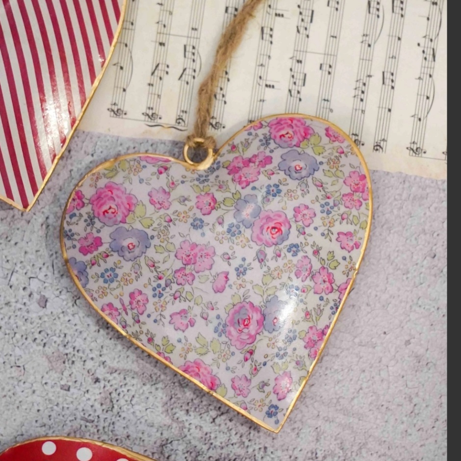 Mini maison Country en céramique LED 10 cm - Isabelle Rose