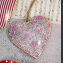 Mini maison Country en céramique LED 10 cm - Isabelle Rose