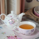 Service à thé Flora en porcelaine 400 ml - Isabelle Rose