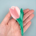 Pince à cheveux tulipe Coucou Suzette – Accessoire cheveux fleuri en acétate – Marque française