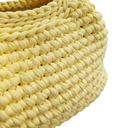 Sac crochet bleu ciel avec chaîne dorée – Sac tendance printemps été