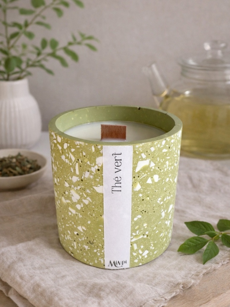 Bougie parfumée MIMPI – Lait d’amande | Bougie artisanale