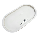 Petit plateau en jesmonite “cœur” – Vide-poche décoratif fait main - Lynie