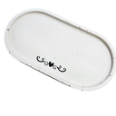 Petit plateau en jesmonite “cœur” – Vide-poche décoratif fait main - Lynie