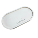 Petit plateau en jesmonite “cœur” – Vide-poche décoratif fait main - Lynie