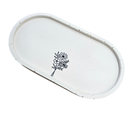 Petit plateau en jesmonite “cœur” – Vide-poche décoratif fait main - Lynie