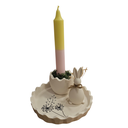 Petit plateau en jesmonite “cœur” – Vide-poche décoratif fait main - Lynie