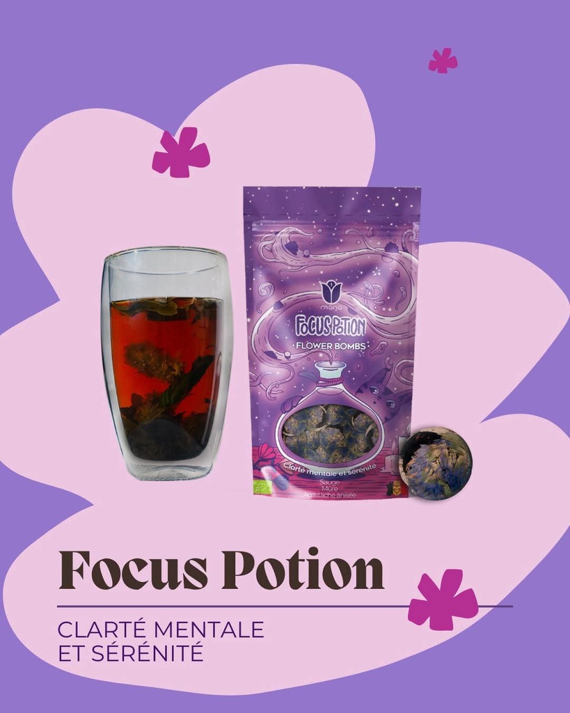Mana Flower Bombs Thaï Romance – Tisane bio artisanale belge x10 – Infusion bien-être digestion & détente