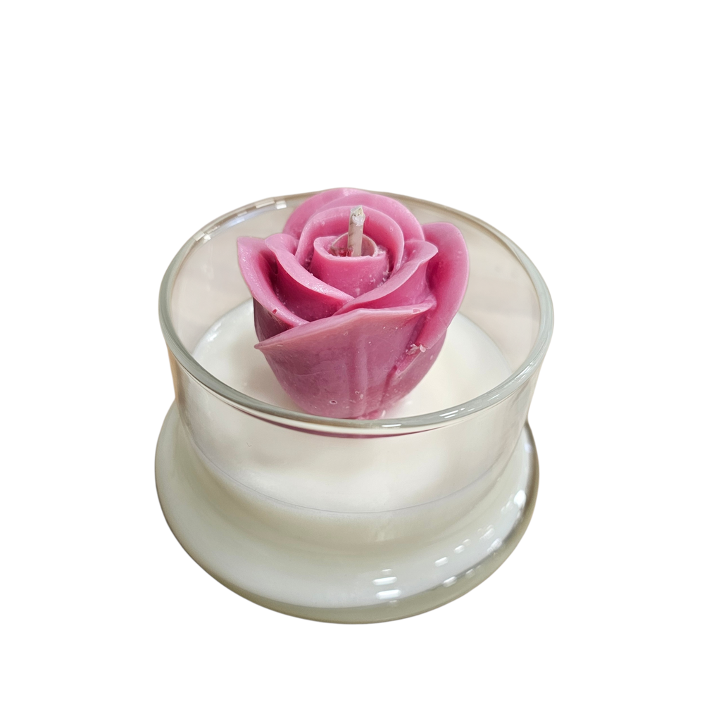 Bougie artisanale parfum Clémentine & Monoï – 180 ml | Atelier de Lynie (