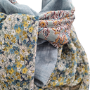 Ellecie - Foulard triangle beige et brun - n°4