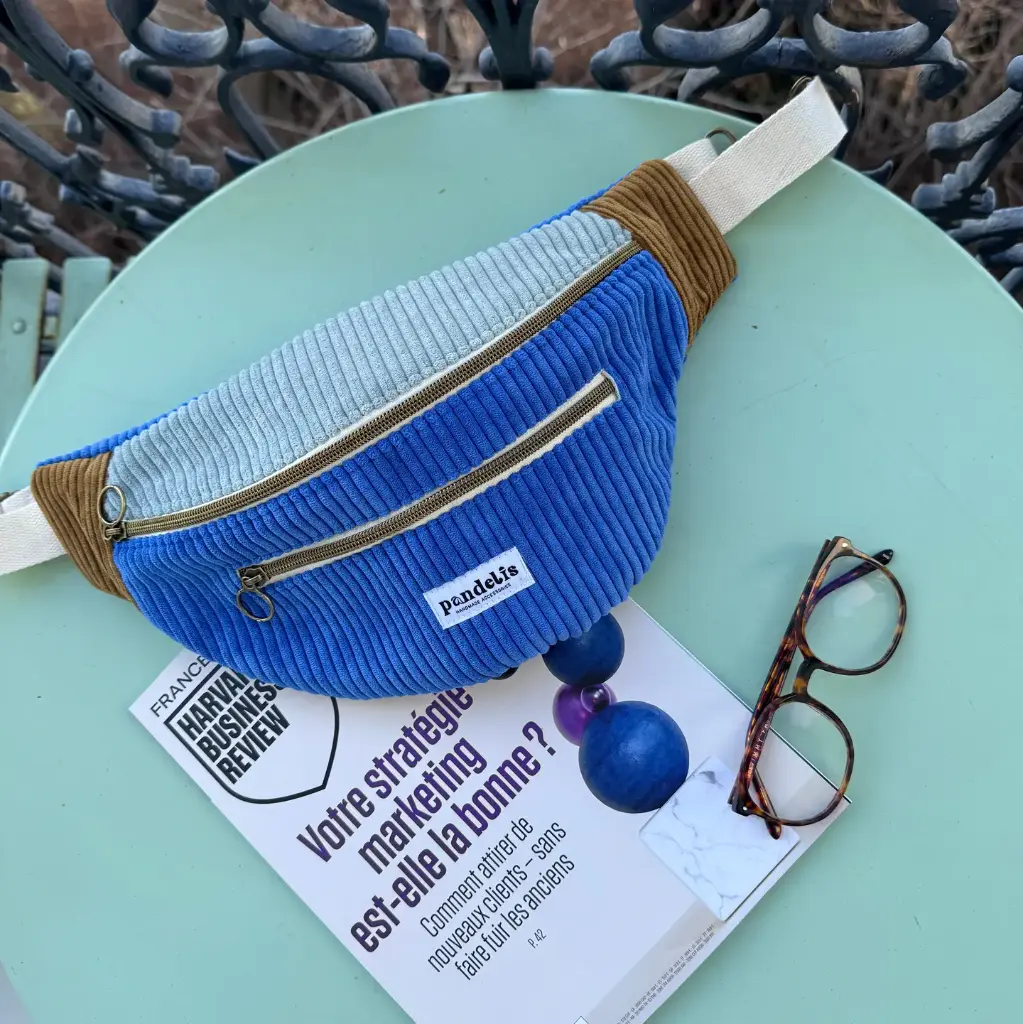 Grande banane Thésée – sac banane Pandelis – fabriqué en France, pratique et tendance