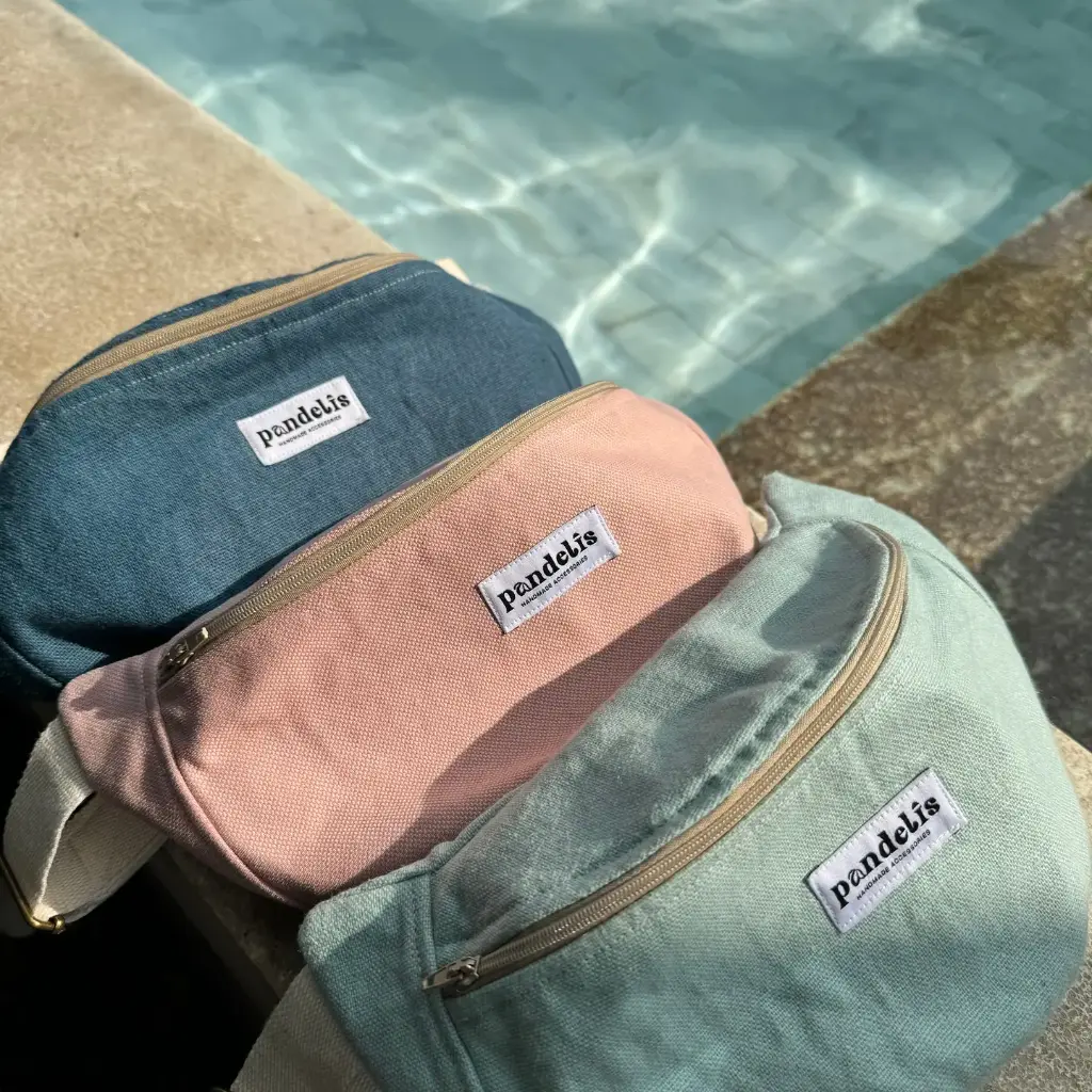 Banane Ares rose – sac banane Pandelis – fabriquée en France, taille moyenne et tendance