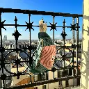 Banane Ares bleue ciel – sac banane Pandelis – fabriquée en France, taille moyenne et tendance