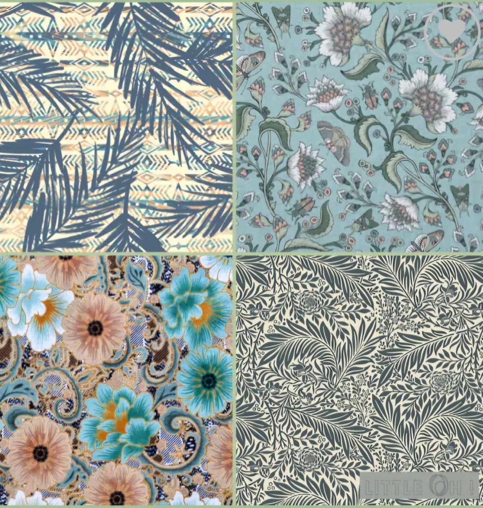 Little Oh - foulard carré 03