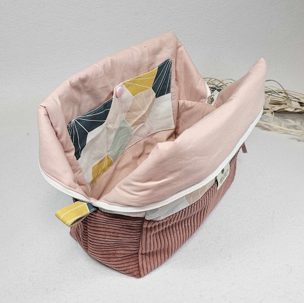 Lynie - Trousse de toilette XL Coquelicots