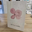 Life in a bag - Carte postale à planter "It's a girl"