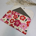 Lynie - Pochette à livre broché / Chats et fleurs