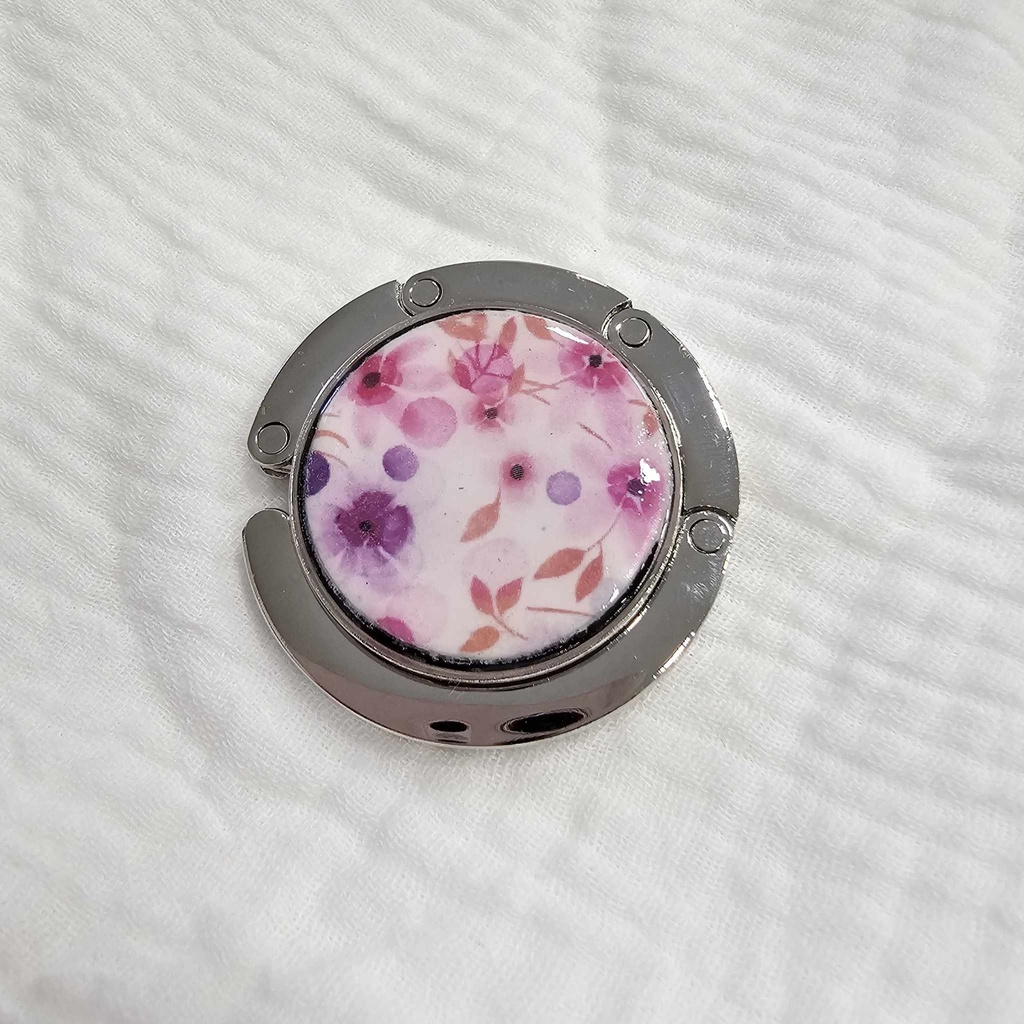 Lynie - Accroche-sac fleuri